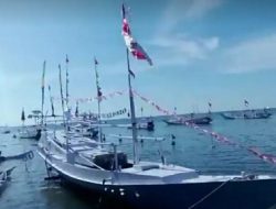 Warga Majene Saksikan Keseruan Lomba Lepa lepa