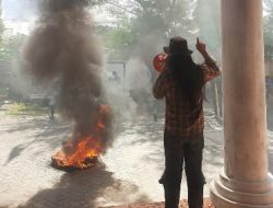 DPRD Majene Terima Aksi Unjuk Rasa HMI Terkait Penundaan Pilkades