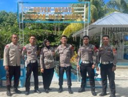 Antisipasi Lonjakan Pengunjung, Personil Polres Majene Pastikan kondusifitas Objek Wisata
