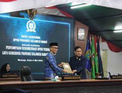 DPRD Sulbar Paripurna Terkait Rekomendasi LKPJ  Gubernur Sulbar 2023