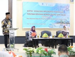 Pjs Bupati Majene Buka Kegiatan Bimtek Pengawasan Perizinan Berusaha Berbasis Resiko