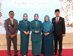 Pengukuhan Fransisca Voltri Habibi sebagai Pj Ketua TP PKK Kabupaten Majene