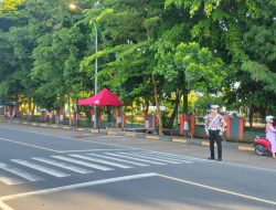 Commander Wish Pagi, Sat Lantas Polres Polman Laksanakan Pengamanan dan Pengaturan Lalulintas