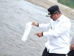 Tiga Puluh Ribu Benih Ikan Nila dilepas di Bendungan Banua Majene