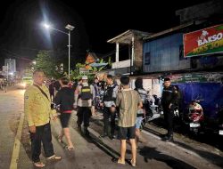 Gabungan Personil Sat Samapta Polres Polman bersama Polsek Tinambung Mengamankan 18 Unit Motor Balapan Liar Diamankan