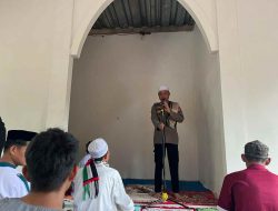 Kapolsek Sendana Sampaikan Himbauan Kamtibmas dalam Kultum di Masjid Jihadul Mashir