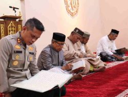 Kapolres Majene Gelar Tadarusan Bersama untuk Tingkatkan Iman dan Takwa di Bulan Ramadhan