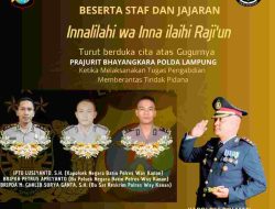 Kapolres Polman Berbelasungkawa atas Gugurnya Prajurit Bhayangkara Polda Lampung