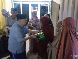 Wagub Sulbar Salim S Mengga Beri Bantuan Beras Jamaah Mesjid Nurul Ikhsan Lemo Susu
