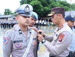 Kapolres Majene Pimpin Apel Gelar Pasukan Ketupat 2025, Jelang Idul Fitri 1446 H.