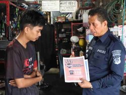 Sosialisasi Tolak Premanisme Berkedok Ormas, Kasi Humas Polres Majene Sasar Pengusaha Bengkel