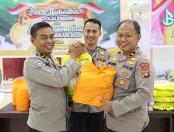 Peduli Personil, Polres Majene Gelar Bazar Ramadan Polri Presisi