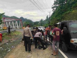 Laka Lantas di Tubo Sendana, Kaspolsubsektor Tubo Sendana: Pengendara Sepeda Motor Alami Luka Serius