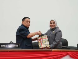 Wagub Sulbar Salim S Mengga Serahkan LKPJ 2024 ke DPRD