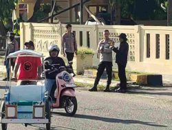 Kapolres Majene Pantau Langsung Arus Mudik Lebaran di Jl. Jend. Sudirman