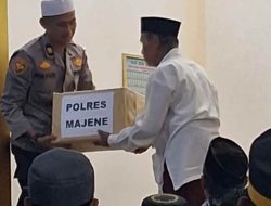 Sapari Ramadan Keliling Dan Penyerahan Bantuan Sosial Bersama Satuan Polri Polres Majene 1446 H. 2025