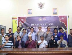 Kapolres Majene beserta Jajarannya Berbuka Puasa Bersama Awak Media