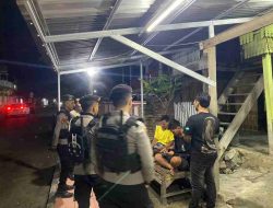 Antisipasi Gangguan Kamtibmas Dan Kriminal Jalanan, Samapta Polres Majene Gelar Patroli Malam