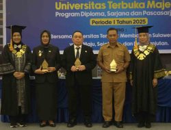 UT Majene Wisuda 490 Lulusan, Salim S  Mengga: Tayangan Nyata Ada di Masyarakat, Bukan di Kampus