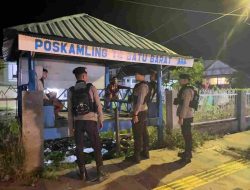 Cegah Aksi Kriminalitas Dan Premanisme, Samapta Polres Majene Gelar Patroli Kamtibmas