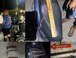 Dalam Rangka Operasi Pekat Lanjutan Tahun 2025 Yang Dipimpin Langsung Kasat Reskrim Polres Polman, 7 Orang Diamankan Membawa Senjata Tajam