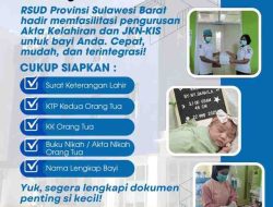 RSUD Sulbar Luncurkan MALABBI, Layanan Terpadu untuk Ibu dan Bayi Baru Lahir