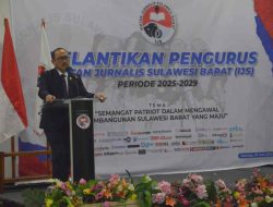 Hadiri Pelantikan IJS, Kadis Kominfopers Puji Peran Media, Rating Pemberitaan Gubernur Sulbar Melesat