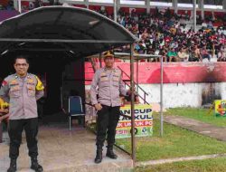 Polres Polman Laksanakan Pengamanan Turnamen Sepakbola Polman Cup V 2025