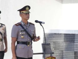 Polres Majene Gelar Upacara Ziarah Rombongan di TMP Mandar, Peringati Hari Bhayangkara ke-79