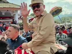 Pertama Kali, Gubernur Sulbar Lepas Arak-Arakan Massawe Totamma’ di Sendana