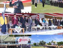 Polres Majene Gelar Upacara Hari Bhayangkara ke-79 di Pendopo Rujab Bupati Majene