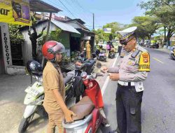 “Operasi Patuh Marano 2025 di Majene: 34 Pelanggar Ditindak, 5 Motor Disita di Jalan Jend. A. Yani”