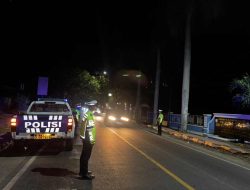 Tekan Balap Liar dan Pelanggaran Malam Hari, Satlantas Polres Majene Gencarkan Patroli Blue Light
