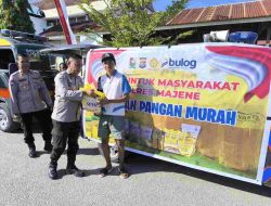 Harga Beras Melonjak, Polres Majene & Bulog Luncurkan Gerakan Pangan Murah Dorong Daya Beli Warga