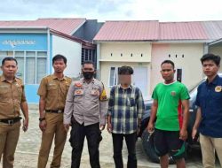 Bhabinkamtibmas Polsek Banggae Bersama Babinsa Amankan Pelaku Kasus Persetubuhan Anak di Bawah Umur