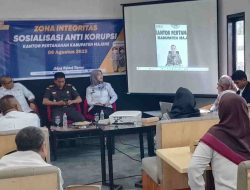 Kantor Pertanahan Majene Gelar Sosialisasi Zona Integritas dan Antikorupsi Bersama Kejaksaan dan Notaris