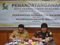 Pemkab Majene dan Kejari Majene Teken MoU, Sinergikan Penanganan Hukum Perdata dan TUN