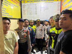 Polres Majene Perketat Pengawasan Rutan, Pengecekan Rutin Pastikan Keamanan dan Kebersihan Tahanan