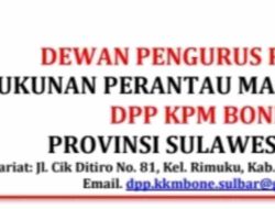 DPP KPM Bone Sulbar Minta Pengurus Kabupaten Segera Lengkapi SK Jelang Munas V