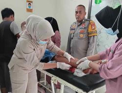 Polsek Malunda Sigap Tangani Kecelakaan Lalu Lintas di Desa Mekkatta