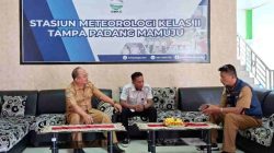 BPBD Sulbar dan BMKG Mamuju Perkuat Kolaborasi Penguatan Data dan Informasi Kebencanaan