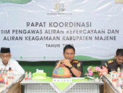 Kejari Majene Rapatkan Barisan Awasi Aliran Kepercayaan, Kajari: Sinergi Jadi Kunci Pencegahan Penyimpangan