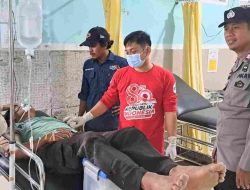 Kecelakaan Tunggal di Jalur Majene–Sendana, Dua Pemuda Alami Luka-Luka Usai Hindari Mobil yang Menyalip