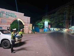 Tekan Pelanggaran Lalu Lintas dan Kriminalitas Malam Hari, Polres Majene Intensifkan Patroli Blue Light