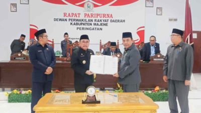 Bupati Majene Sampaikan Sambutan pada Rapat Paripurna Penetapan Propemperda 2026: Tegaskan Pentingnya Kolaborasi dan Regulasi yang Berkualitas