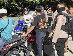 Balap Liar Digulung Dini Hari – Polresta Mamuju Bertindak Tegas di Tengah Oprasi Lilin 2025