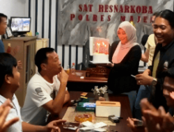 Soliditas Tanpa Batas, Satnarkoba Polres Majene Rayakan Ulang Tahun Iptu Japaruddin secara Sederhana