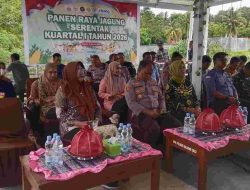 Wujudkan Swasembada Pangan, Polres Majene dan Forkopimda Gelar Panen Jagung Serentak via Zoom Meeting