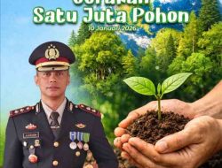 Peringati Hari Gerakan Satu Juta Pohon, Kapolres Majene Ajak Masyarakat Hijaukan Bumi demi Masa Depan