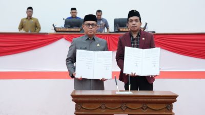 Perkuat Sinergi Eksekutif dan Legislatif, BPKAD Sulbar Hadiri Penandatanganan Kesepakatan KUA-PPAS 2027